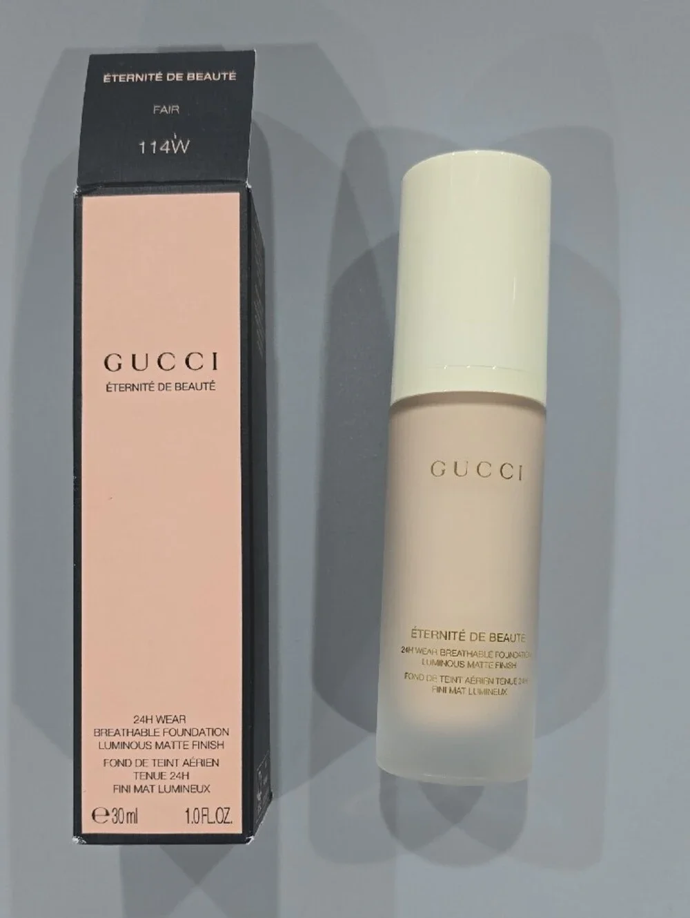Gucci Éternité de Beauté Foundation — Beige-Cream Shade Color 114w New Never use